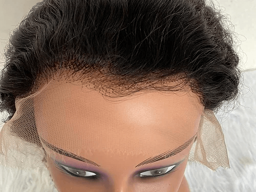 hd lace frontal on wig mannequin